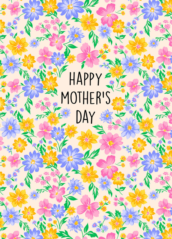 Gorgeous Floral Mother's Day Card