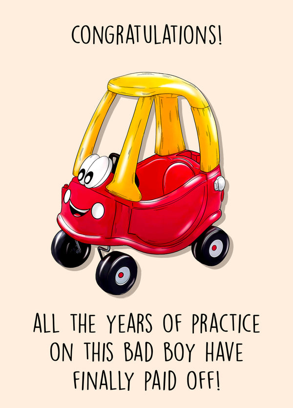 Years Of Practice On This Bad Boy Paid Off! Passed Driving Test