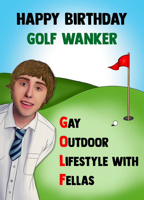 Happy Birthday Golf Wanker