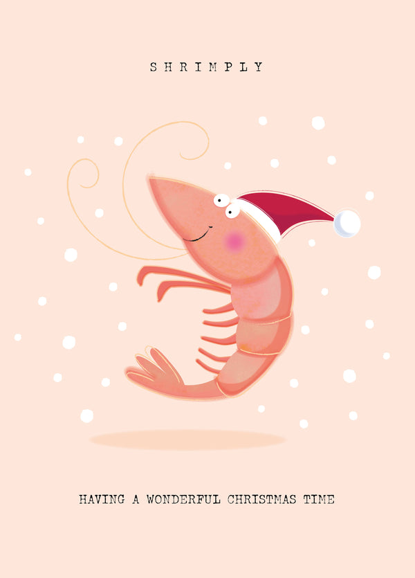 Shrimply Wonderful Christmas Card