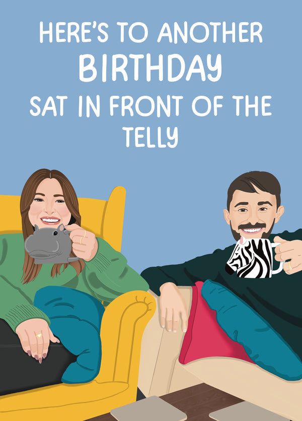 Gogglebox - Pete And Sophie - Birthday Card