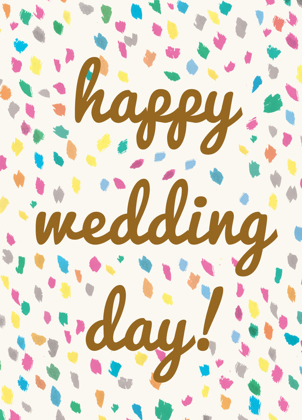 Happy Wedding Day Spot Card