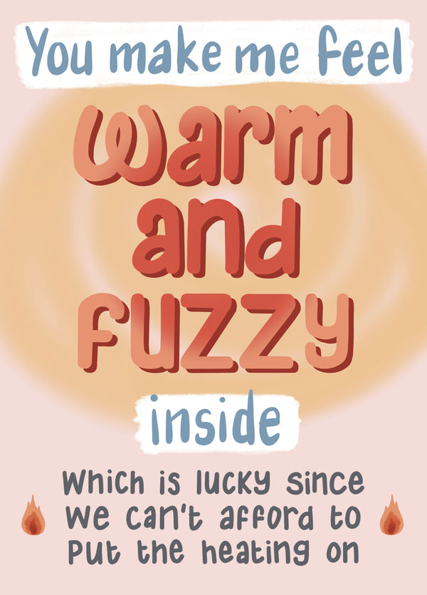 Heating Bill Anniversary Card