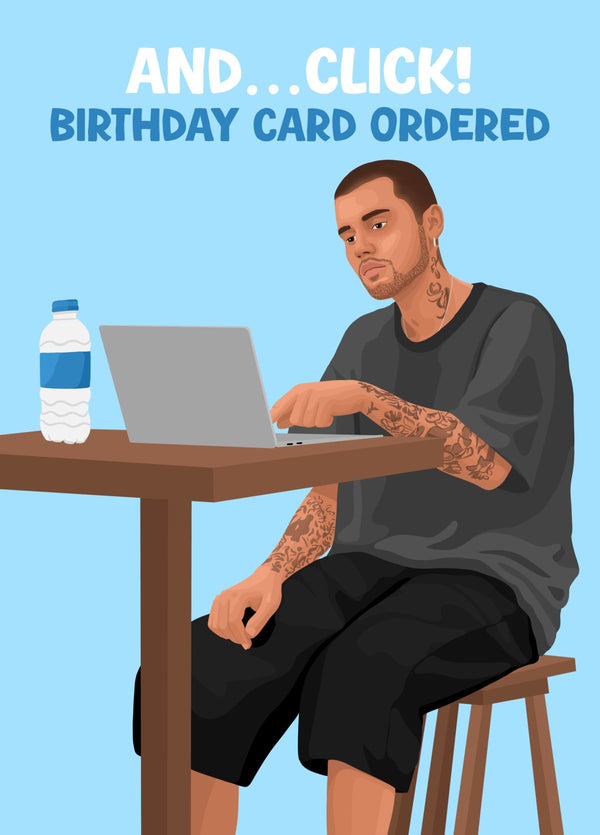 Justin Bieber Birthday Card - Coachella