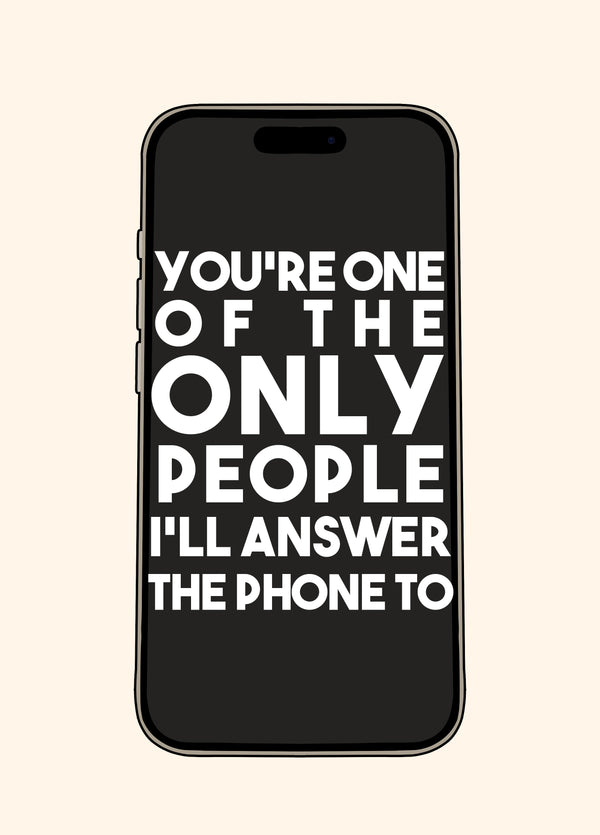 Only People Card