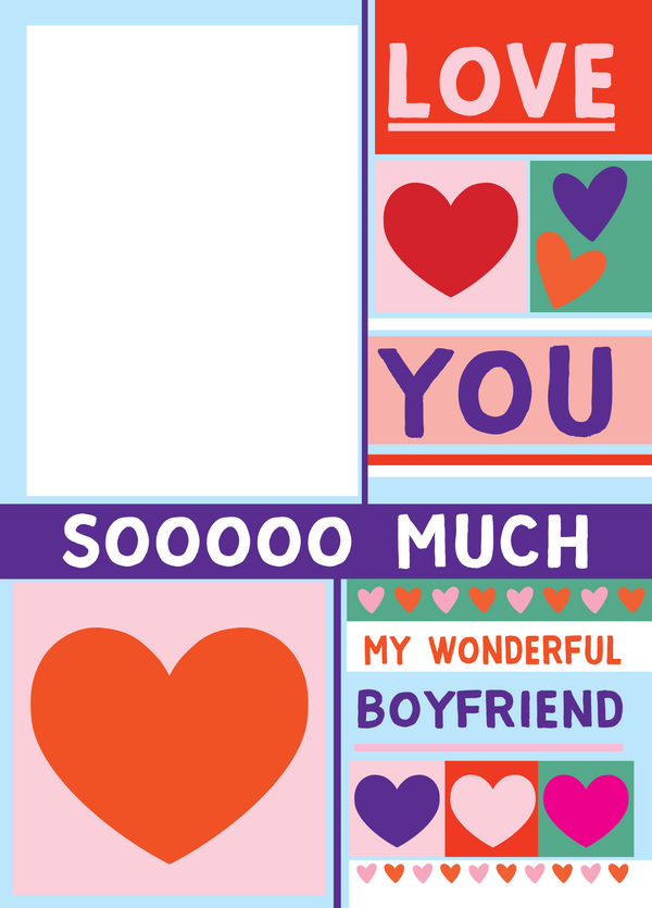 Love You Boyfriend Photo Card
