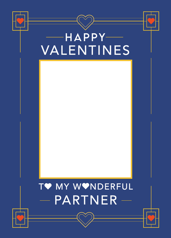 Happy Valentine's Partner Photo Card