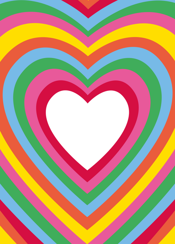 Rainbow Love Photo Card