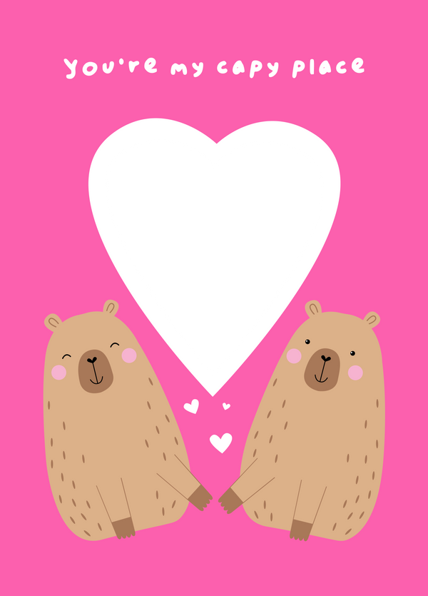 You're My Capy Place Photo Card