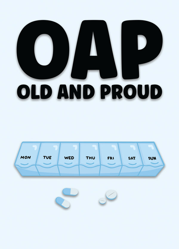 Old And Proud Birthday Card