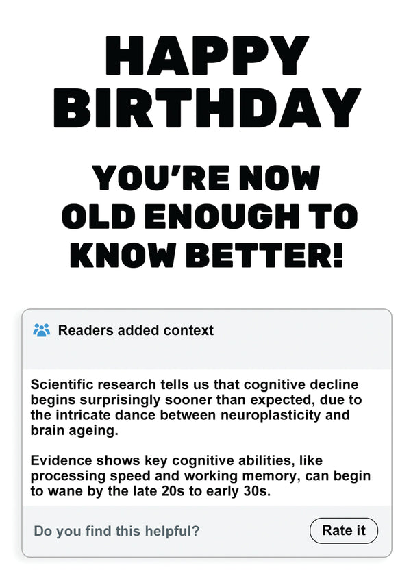 Know Better? Card