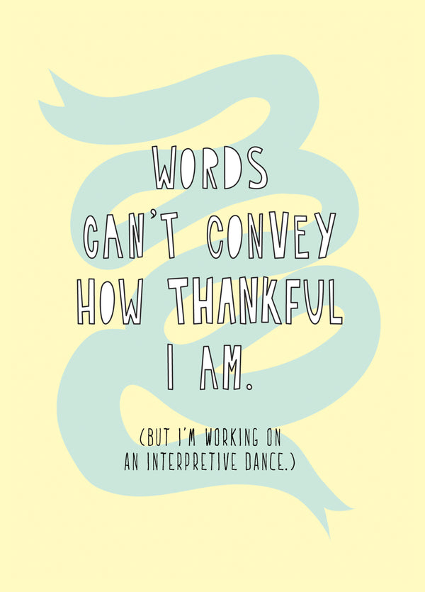 How Thankful I Am Card