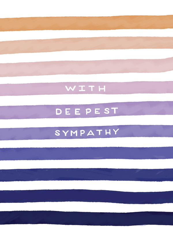With Deepest Sympathy Card