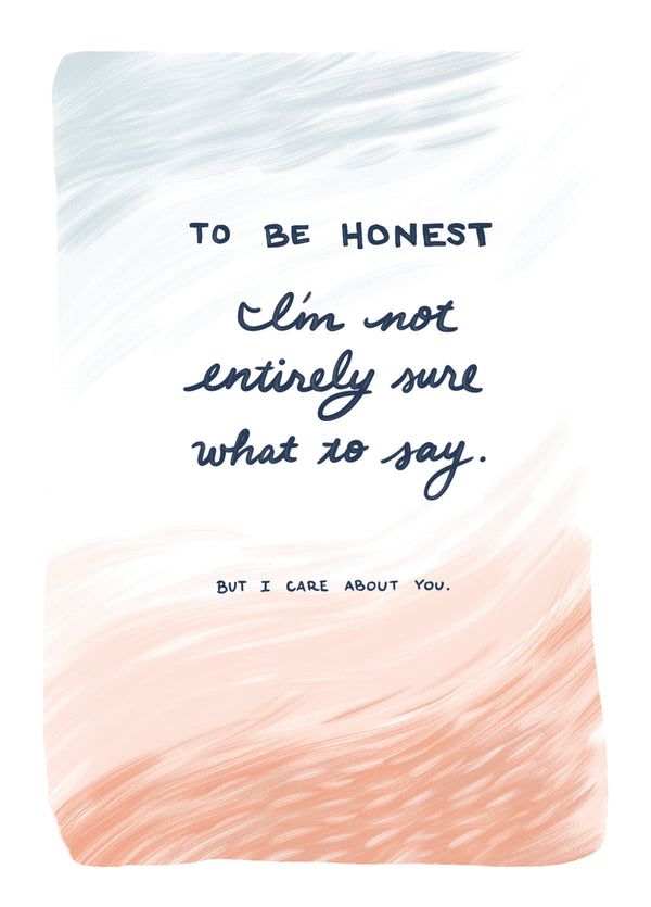 I Care About You Card