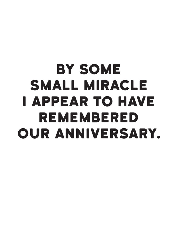 Remembered Our Anniversary Card