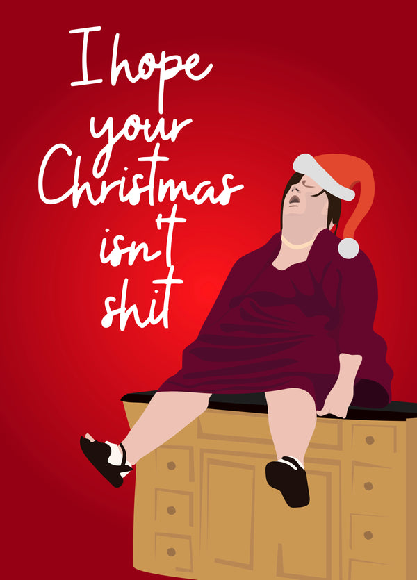 Bridesmaids Christmas Shitting Card