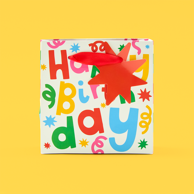 HB Colourful Type Small Gift Bag