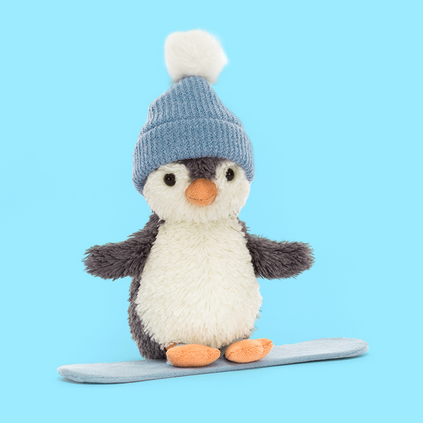 Jellycat Peanut Penguin Snowboarding Small