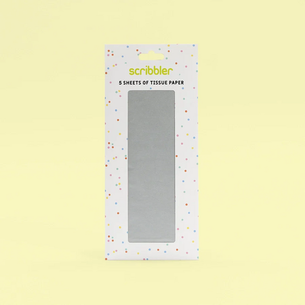 Metallic Silver Tissue Paper
