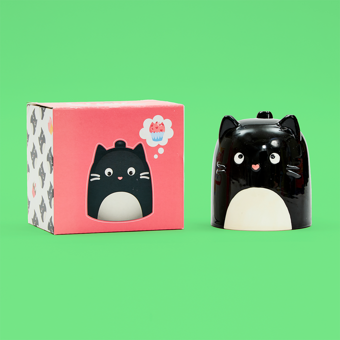 Feline Fine Upside Down Mug