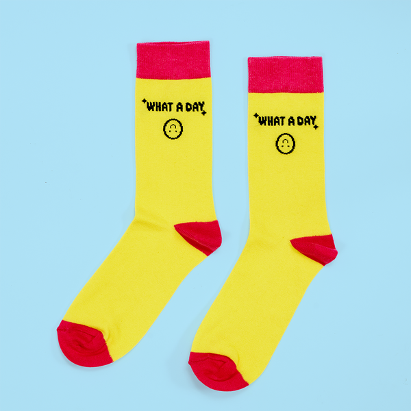 What A Day Socks