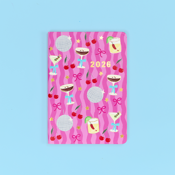 A5 Disco Cocktail 2026 Diary