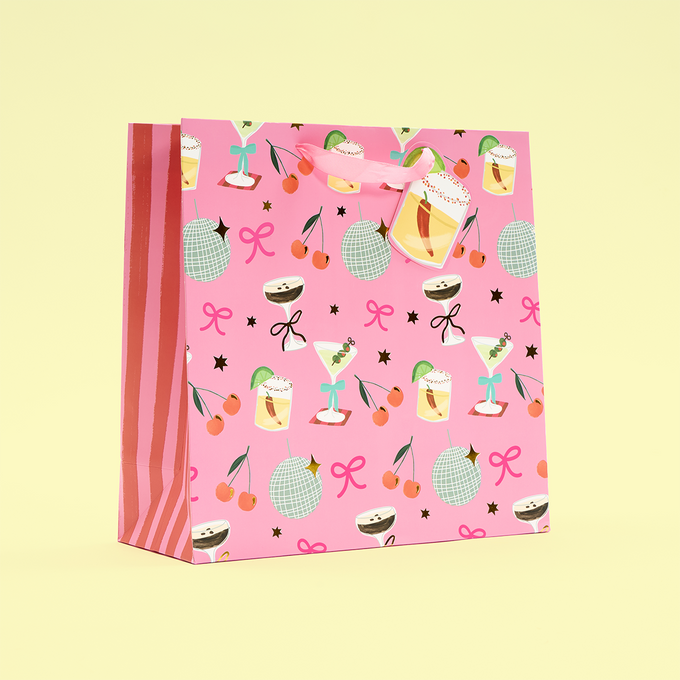 Cocktail Icons Large Bag