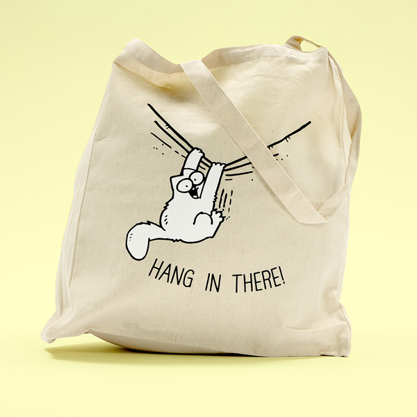 Simon's Cat Hang In There Tote Bag