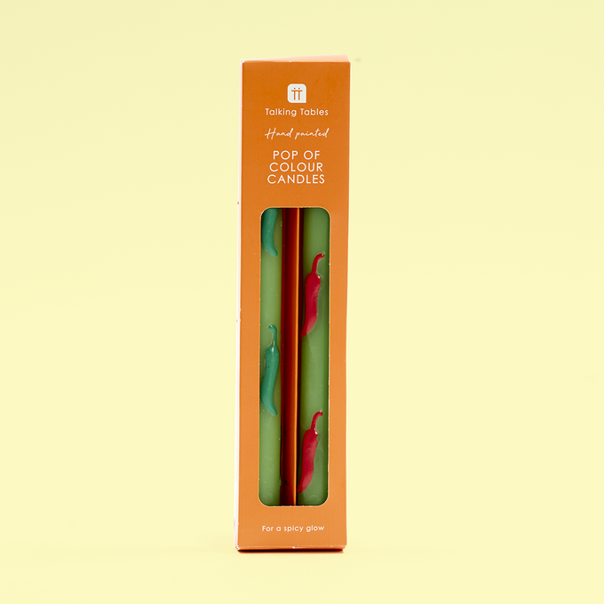 Chilli Dinner Candles