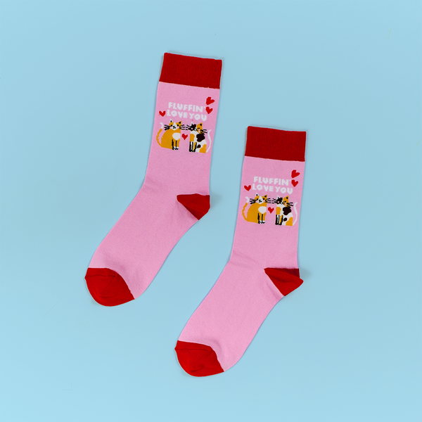 Fluffin Love You Cats Socks