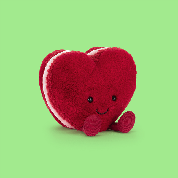 Jellycat Amuseables Arlette Heart Macaron (Red)