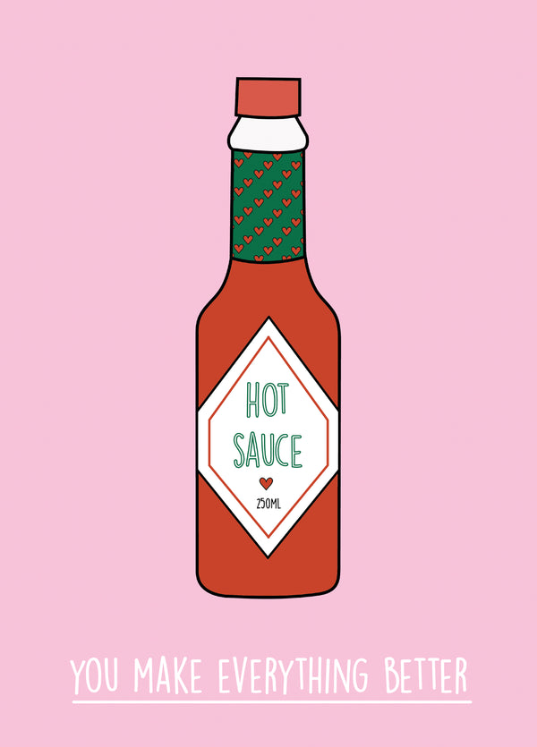 Hot Sauce Card