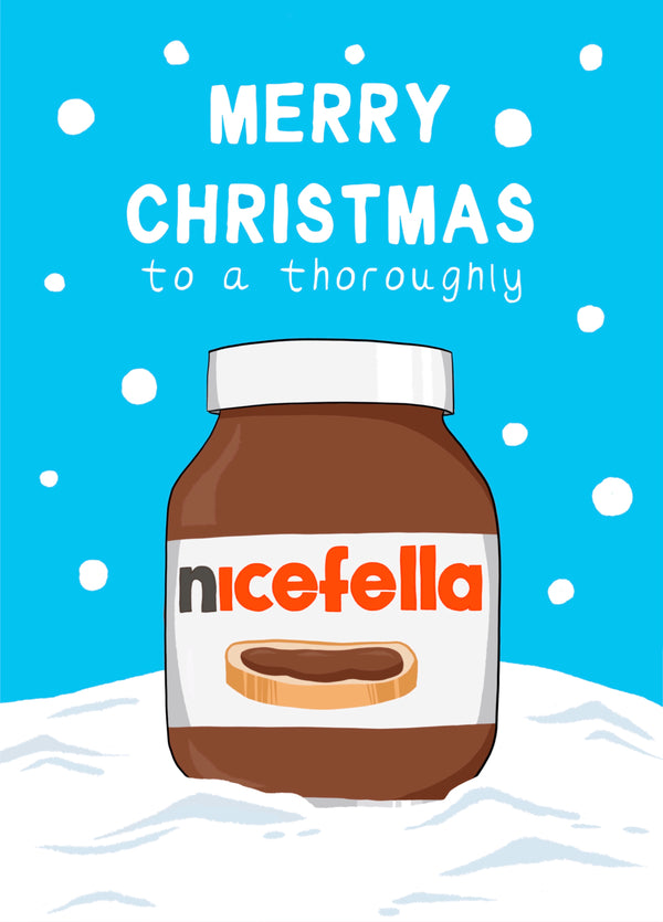 Chocolate Spread Christmas Card
