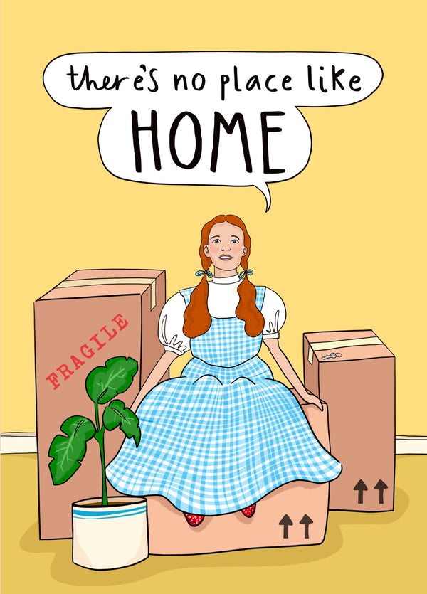 There's No Place Like Home Wizard Of Oz New Home Card