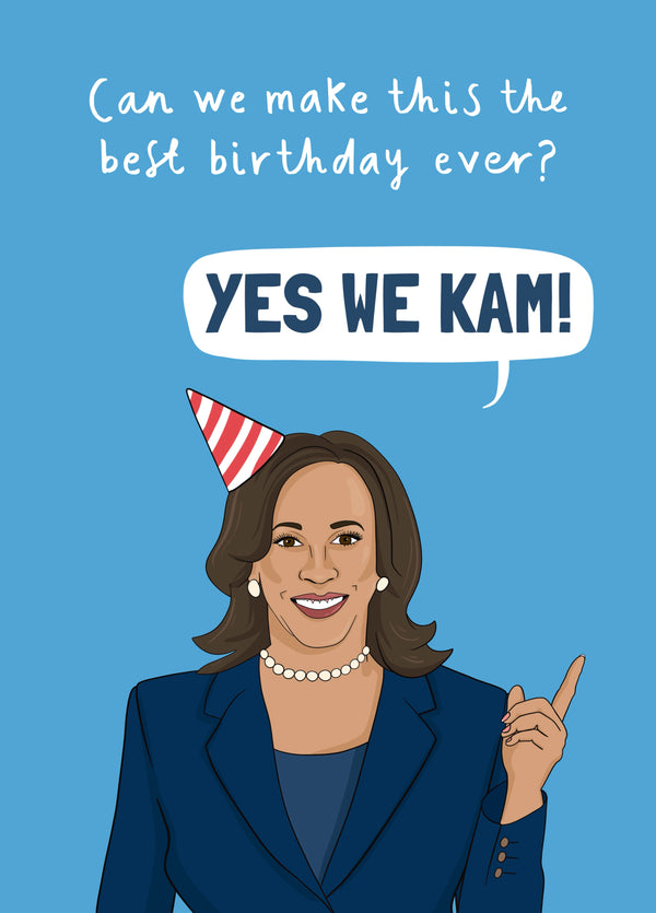 Funny Birthday Card - Kamala Harris US President Election