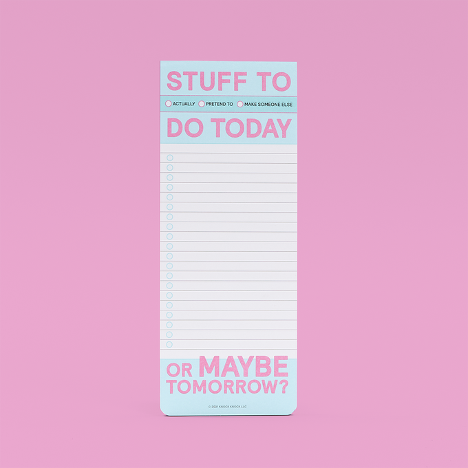 Today To Do List