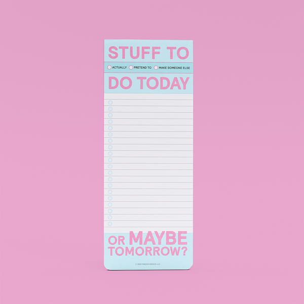 Today To Do List