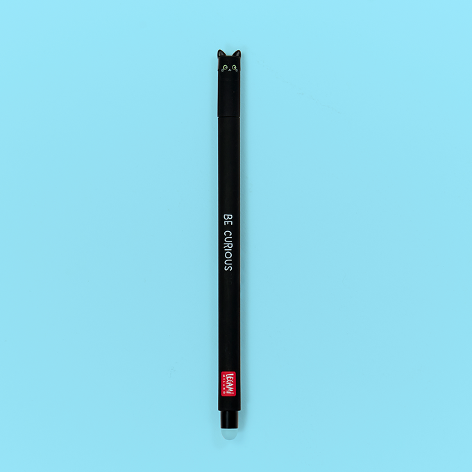 Cat Erasable Pen Black