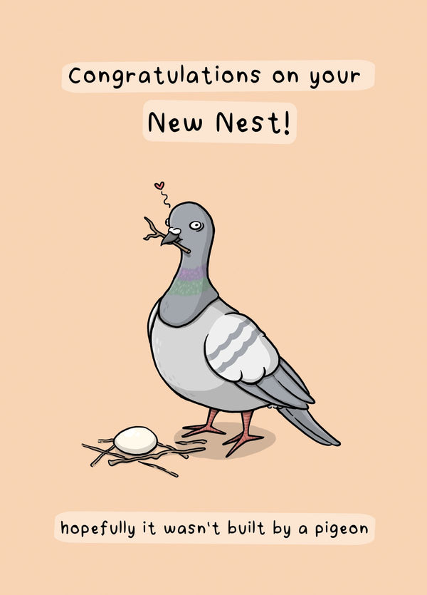 New Nest Pigeon Card