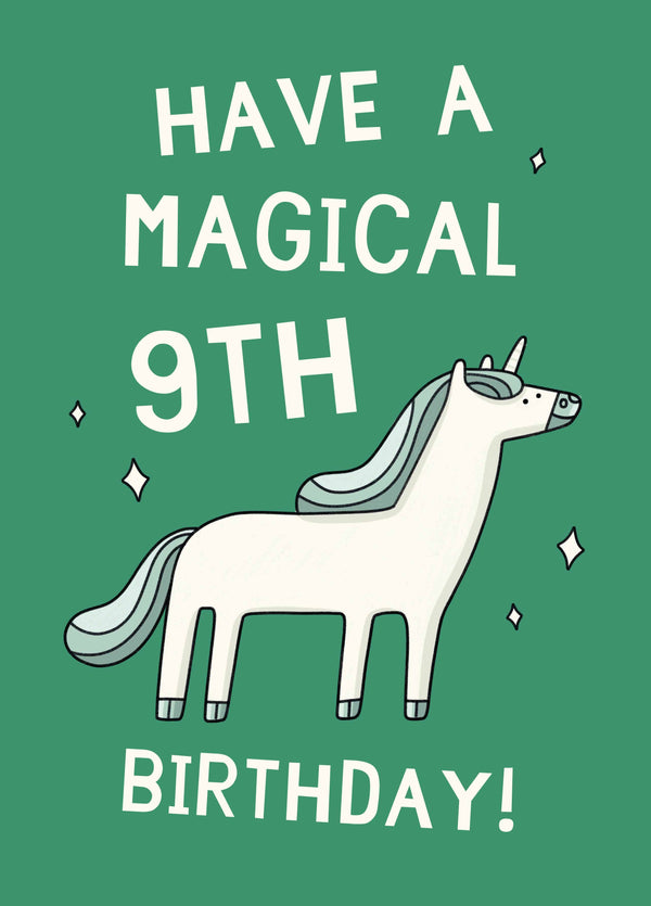 Have A Magical 9th Birthday Card