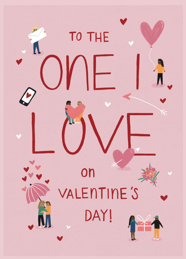 The One I Love Couples Valentine's Card