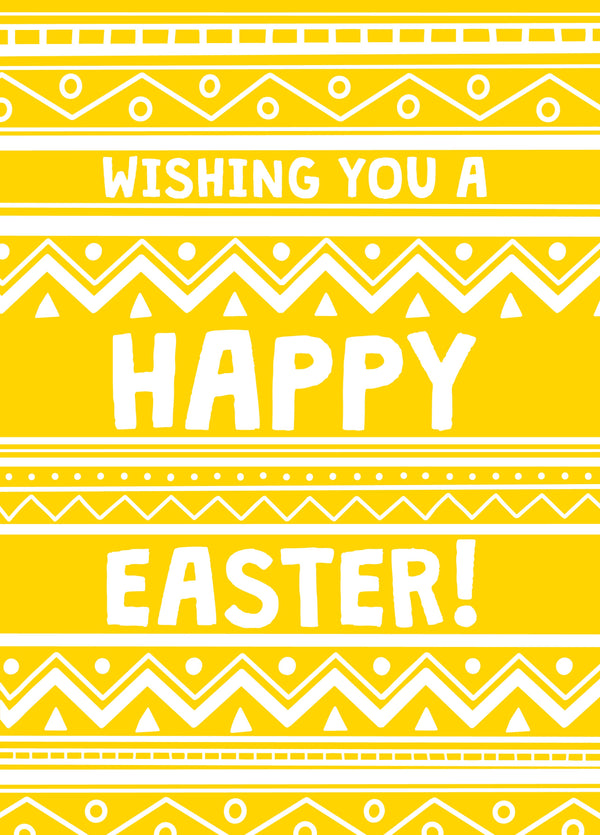Happy Easter Pattern Card