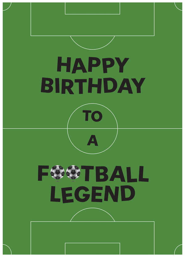 Birthday Football Legend Card