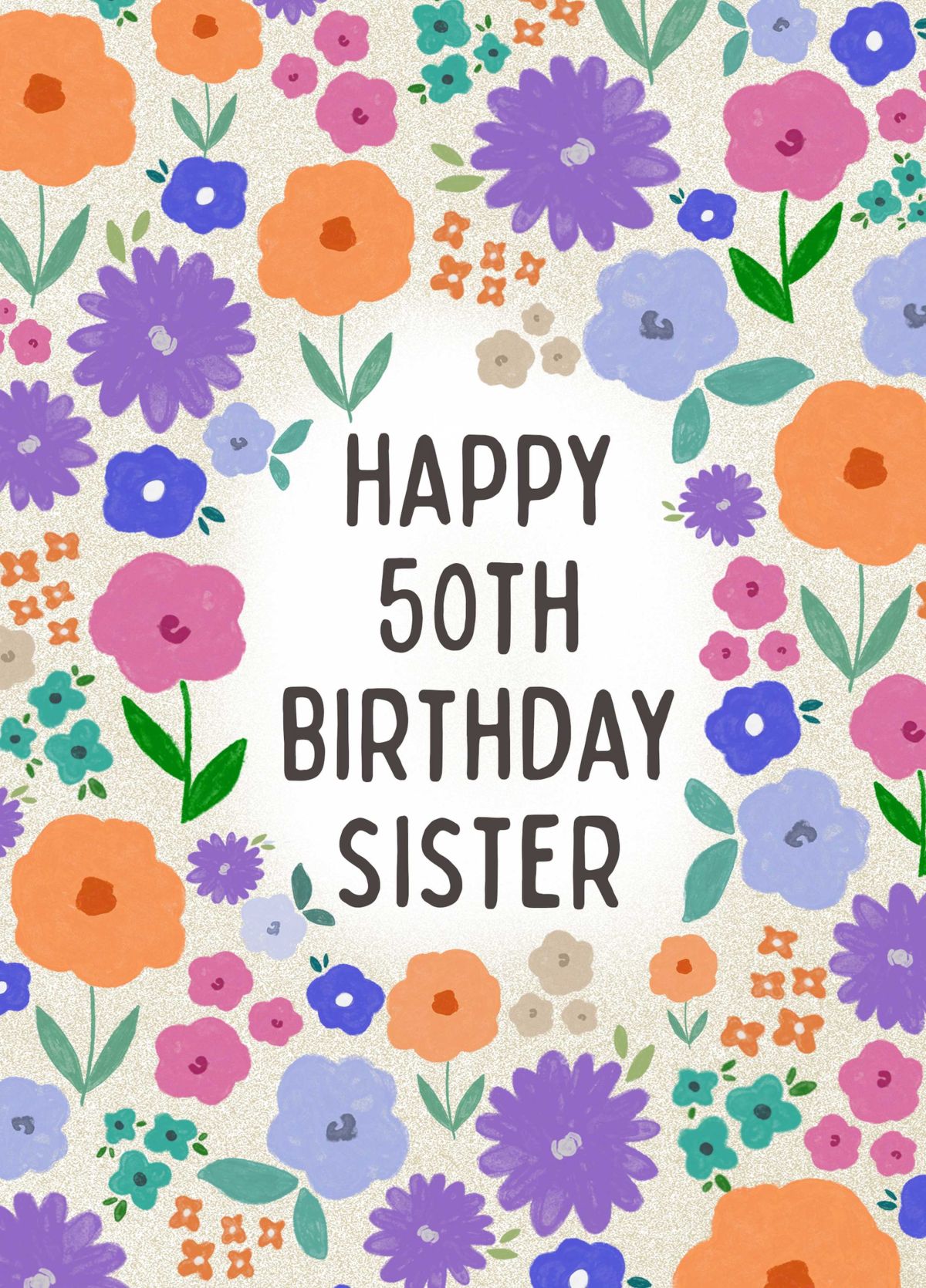 50th Birthday Sister