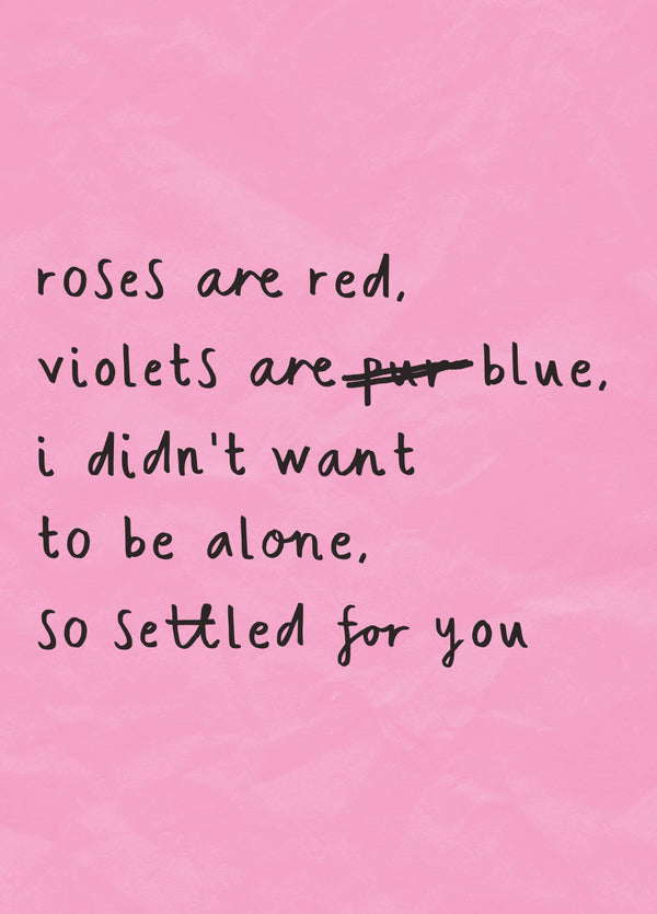 Settled For You Card
