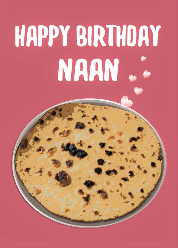 Happy Birthday Naan Card
