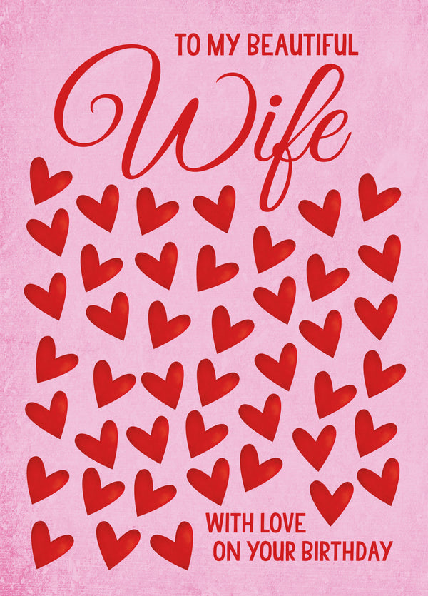 Wife Happy Birthday Card