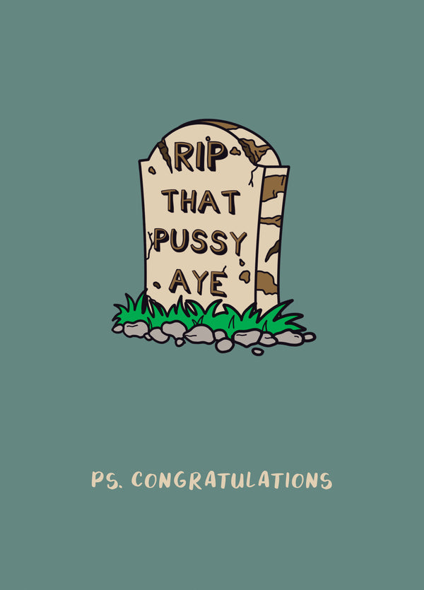 RIP That Pussy New Baby Card