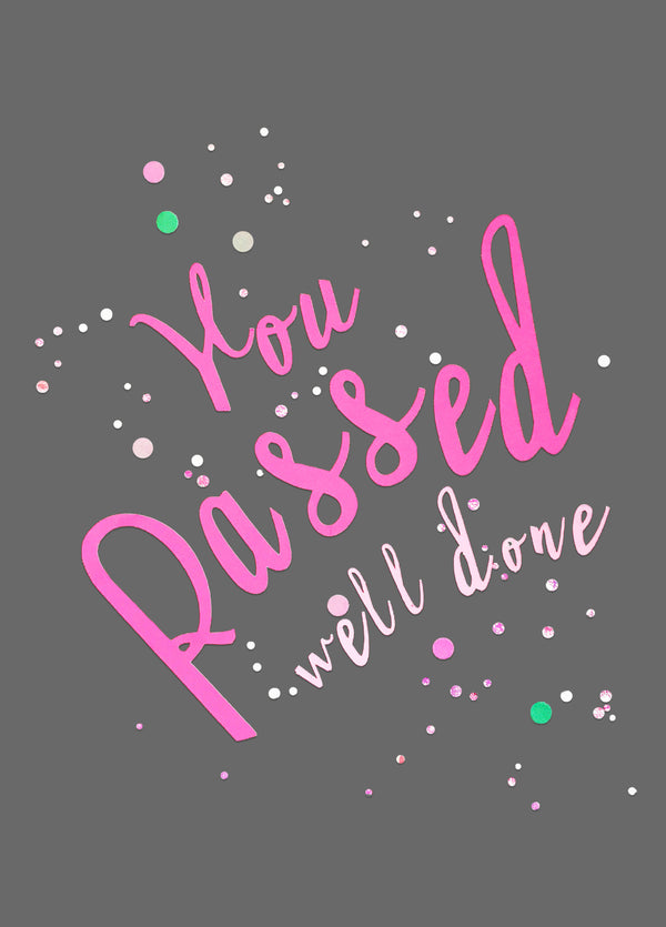 You Passed Card