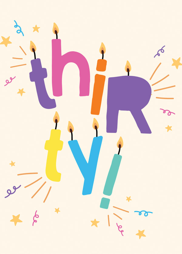 Thirty! Card